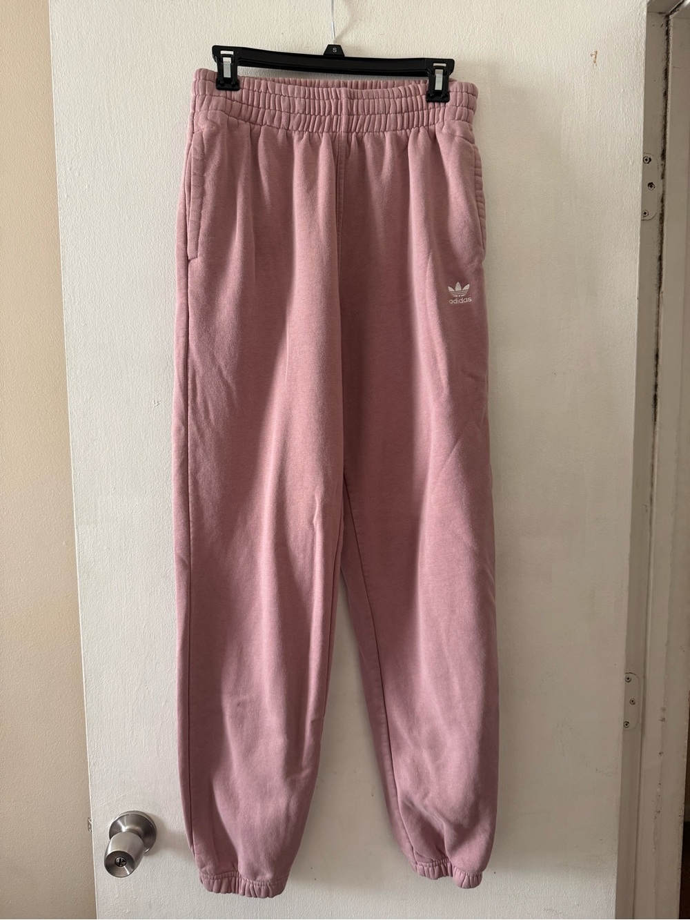 Blush Pink Adidas Jogger Sweatpants Size Medium